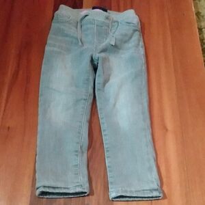 Gap Denim 3T 3 Years Toddler Skinny Fit Winter Gray Fleece Lined Girls Jeans